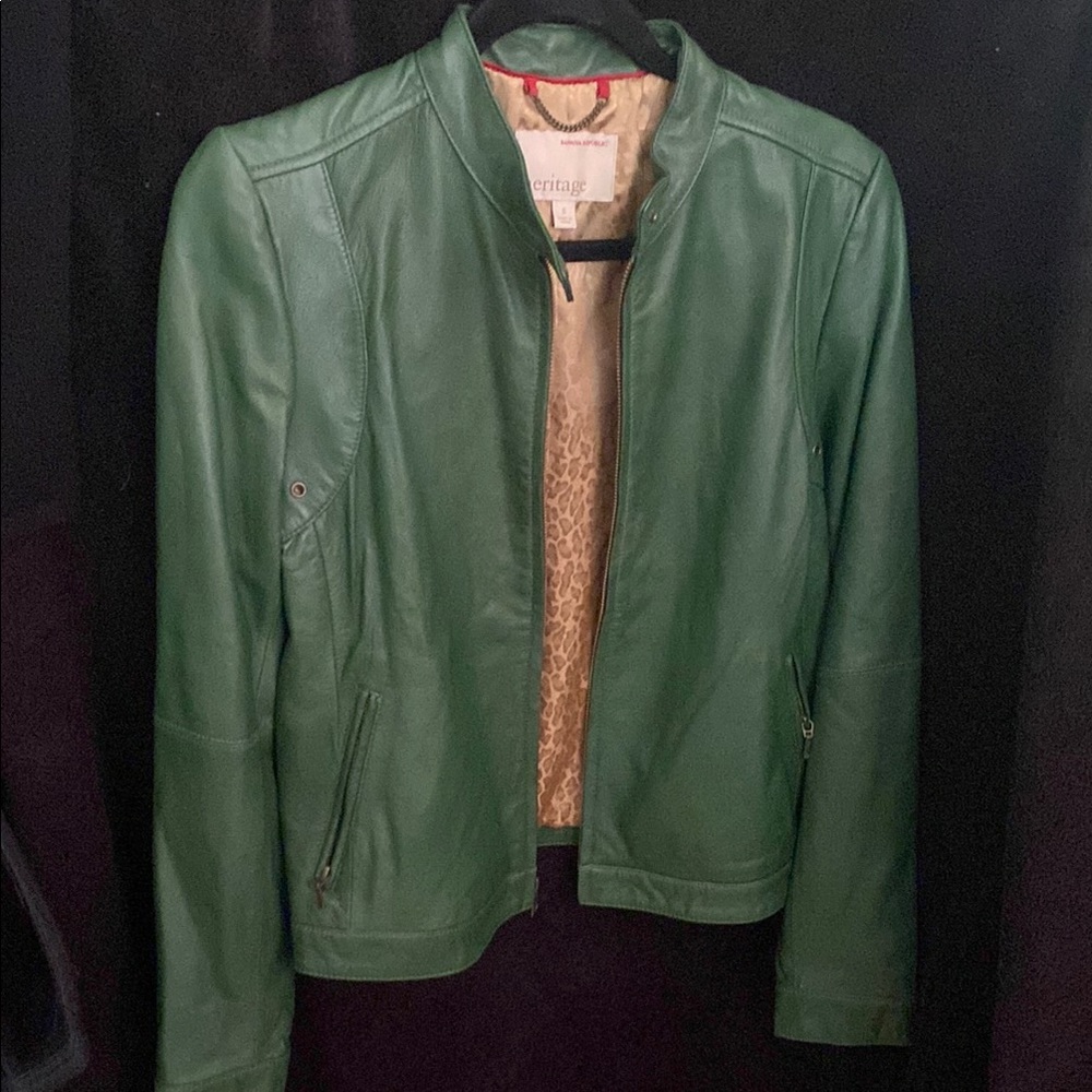 Green Leather Jacket